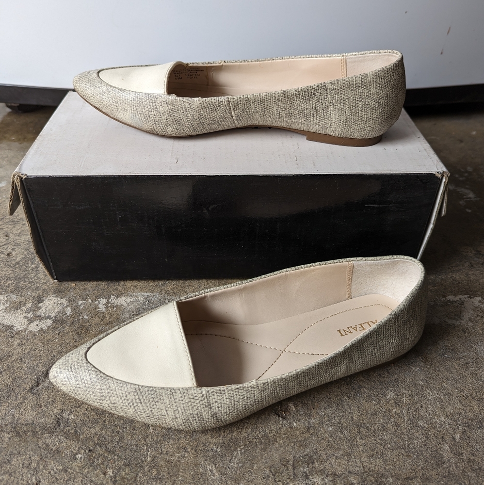 Alfani pointed flats 6.5M